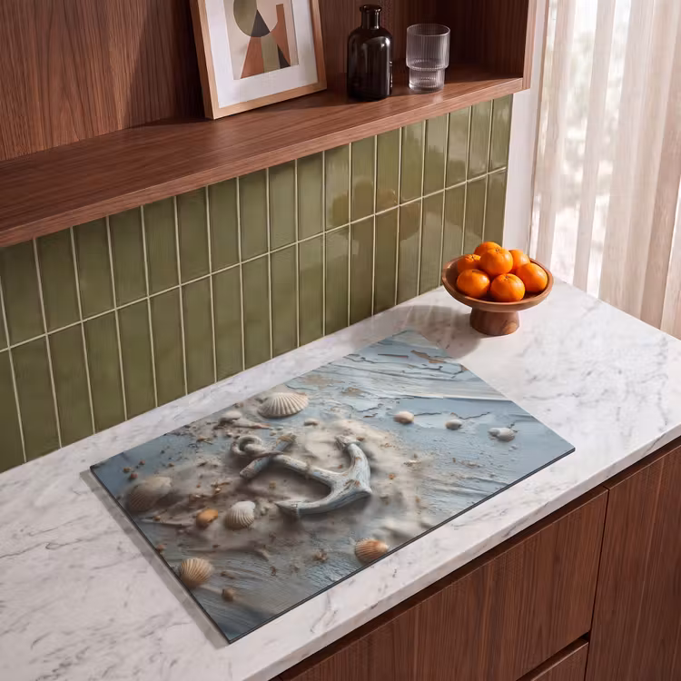 Inductie beschermer - Anker - Hout - Schelpen - Zand — 8
