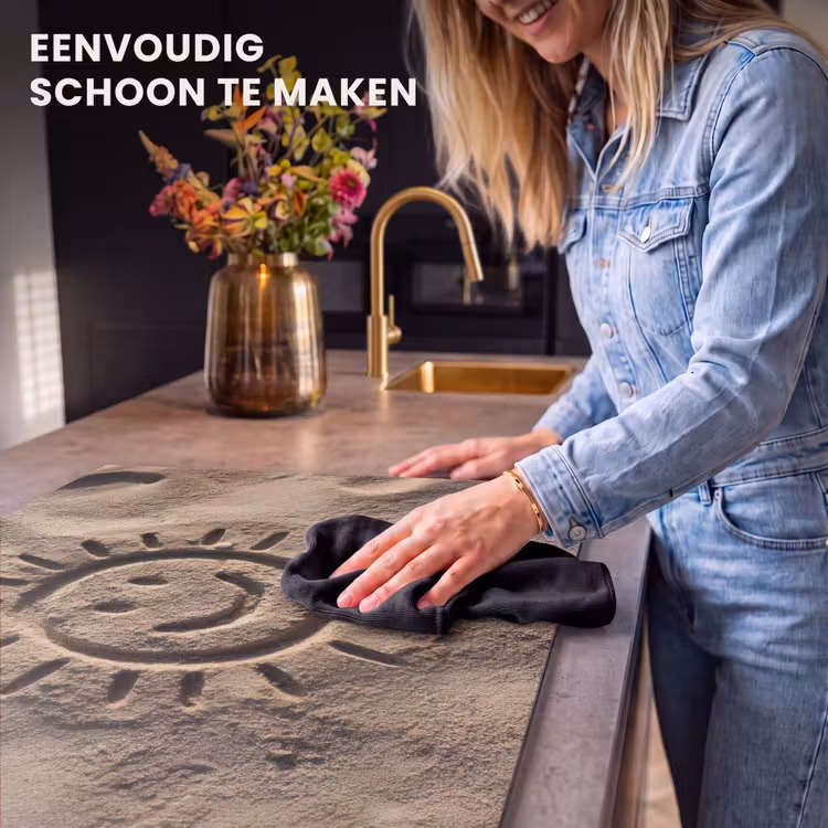 Inductie beschermer - Gezichtje - Zon - Zand - Getekend — 6