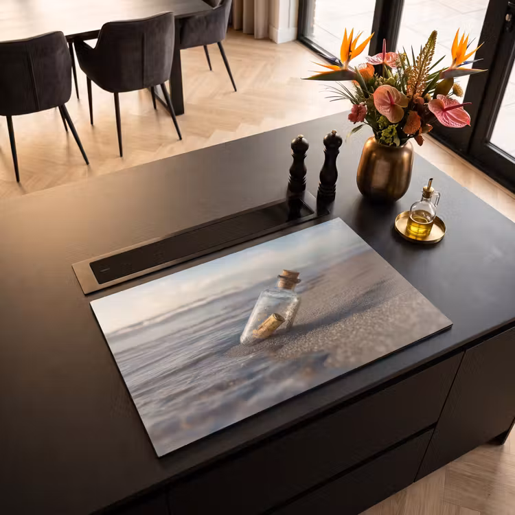 Inductie beschermer - Glazenfles - Post - Zee - Zand — 5