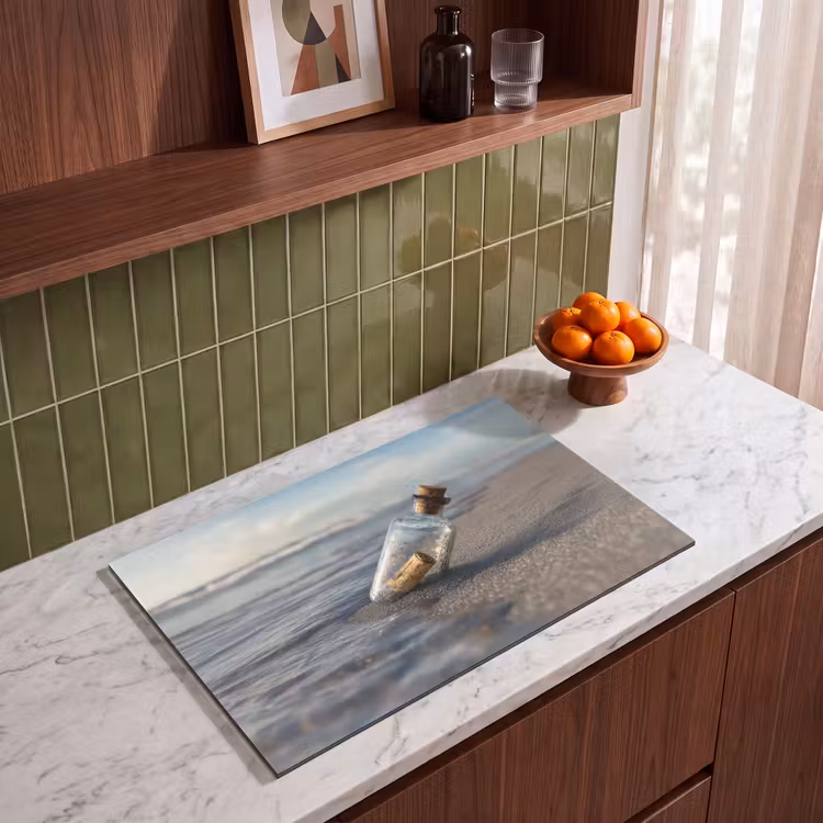 Inductie beschermer - Glazenfles - Post - Zee - Zand — 8