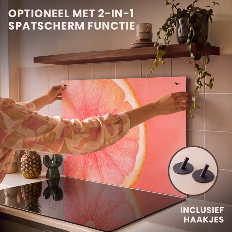 Inductie beschermer - Grapefruit - Roze - Levendig — 10
