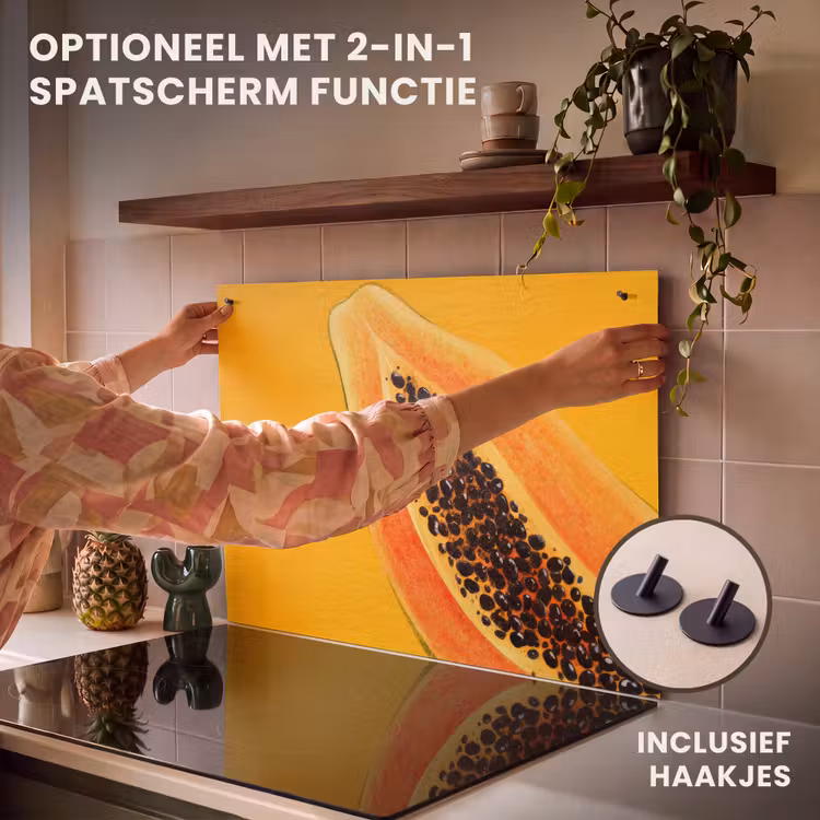 Inductie beschermer - Papaja - Oranje - Topisch — 10