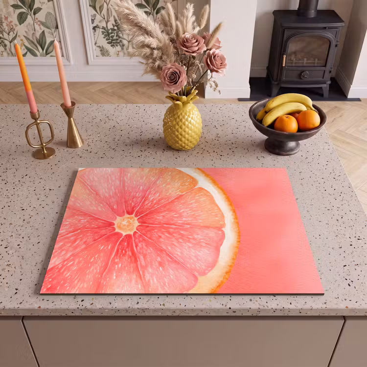 Inductie beschermer - Grapefruit - Roze - Levendig — 2