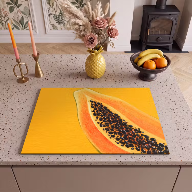Inductie beschermer - Papaja - Oranje - Topisch — 2