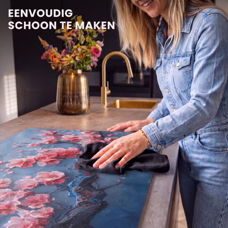 Inductie beschermer - Bloesem - Bloem - Roze - Tak — 6