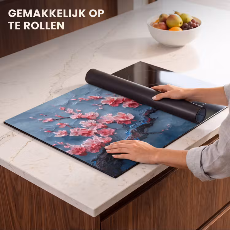 Inductie beschermer - Bloesem - Bloem - Roze - Tak — 7