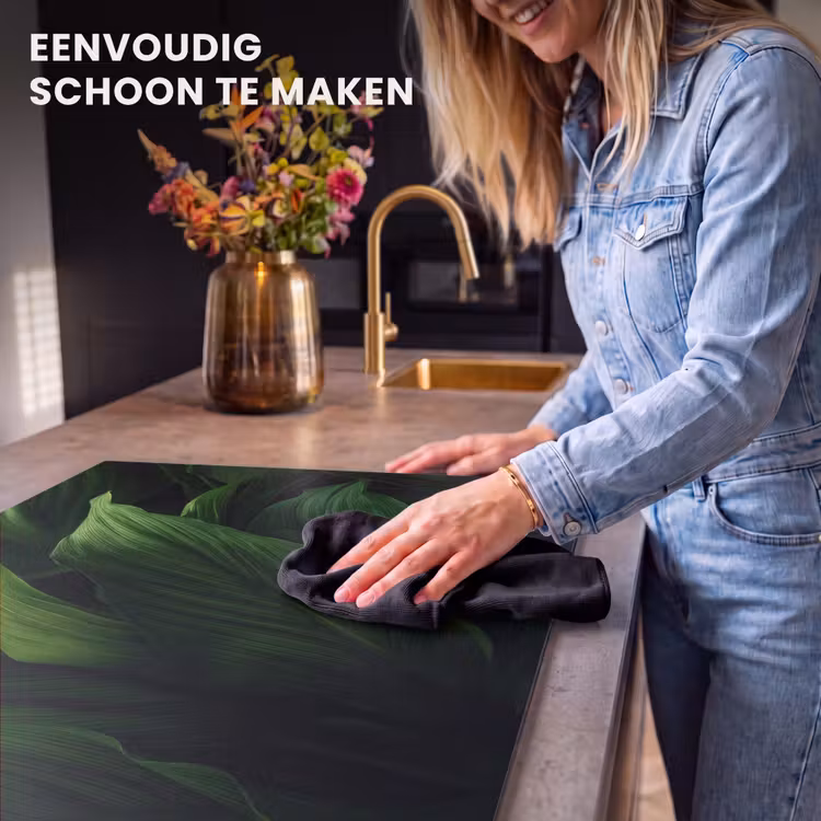 Inductie beschermer - Bladeren - Schaduw - Groen - Textuur — 6