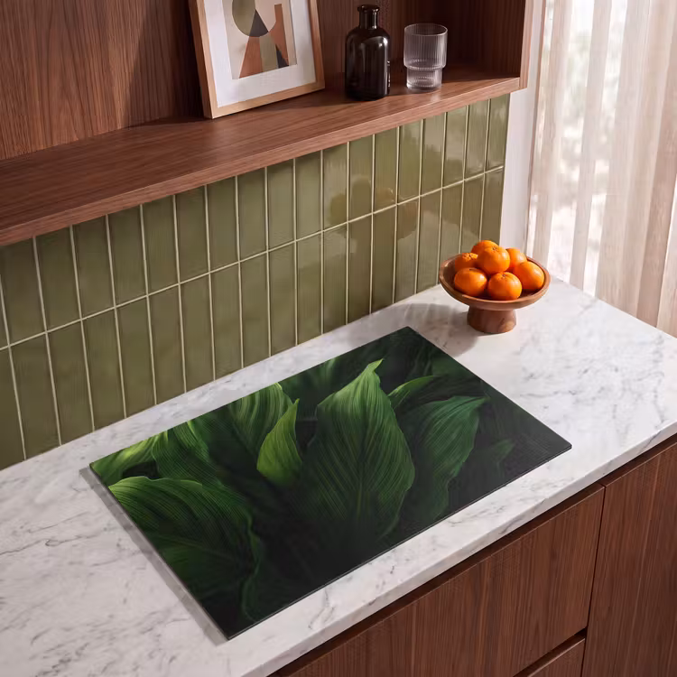 Inductie beschermer - Bladeren - Schaduw - Groen - Textuur — 8