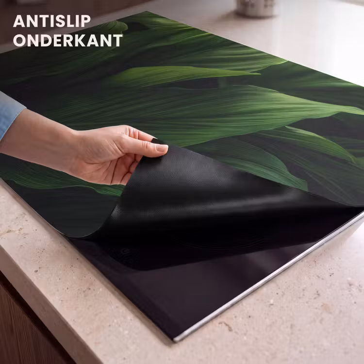 Inductie beschermer - Bladeren - Schaduw - Groen - Textuur — 9