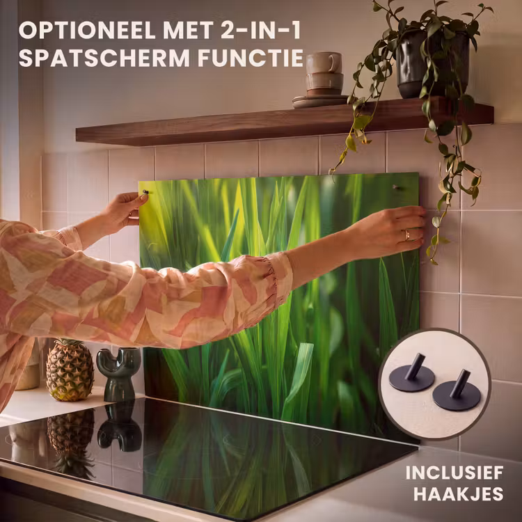Inductie beschermer - Grassprieten - Lichtinval - Groen — 10