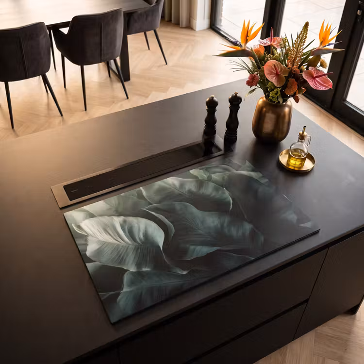 Inductie beschermer - Groen - Bladeren - Glad - Nerven — 5