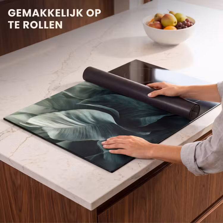 Inductie beschermer - Groen - Bladeren - Glad - Nerven — 7