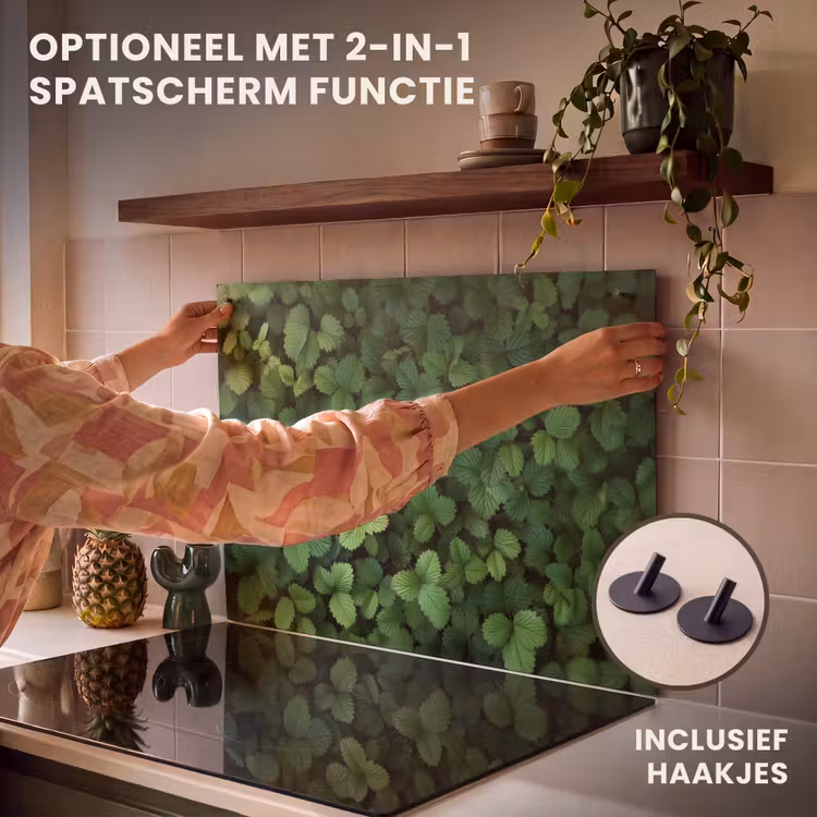 Inductie beschermer - Groen - Bladeren - Kartel - Zonlicht — 10