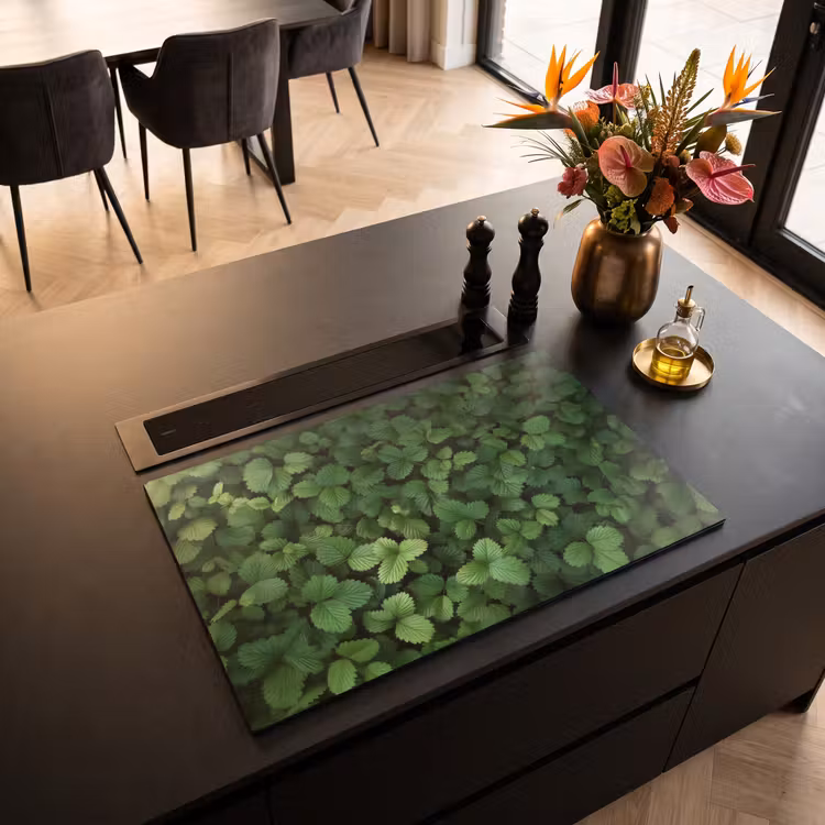 Inductie beschermer - Groen - Bladeren - Kartel - Zonlicht — 5