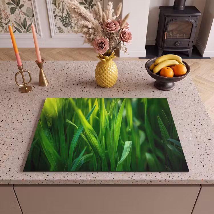 Inductie beschermer - Grassprieten - Lichtinval - Groen — 2
