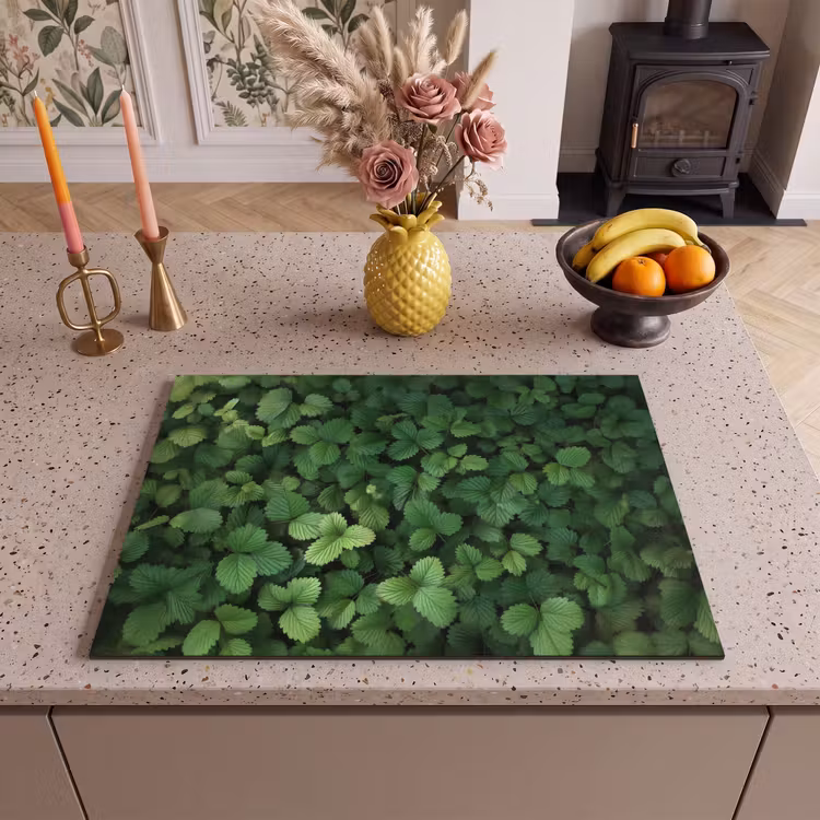 Inductie beschermer - Groen - Bladeren - Kartel - Zonlicht — 2