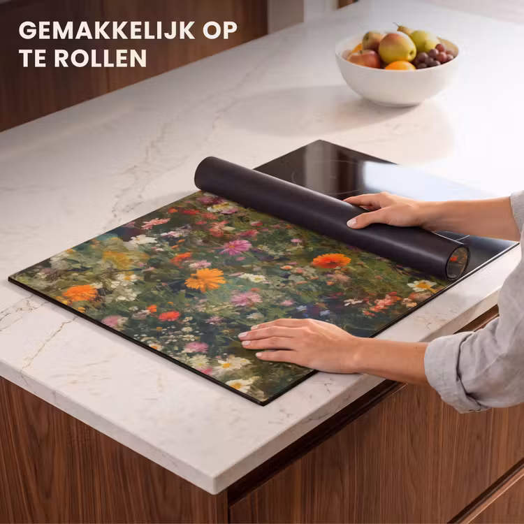 Inductie beschermer - Bloemenveld - Kleuren - Verf — 7