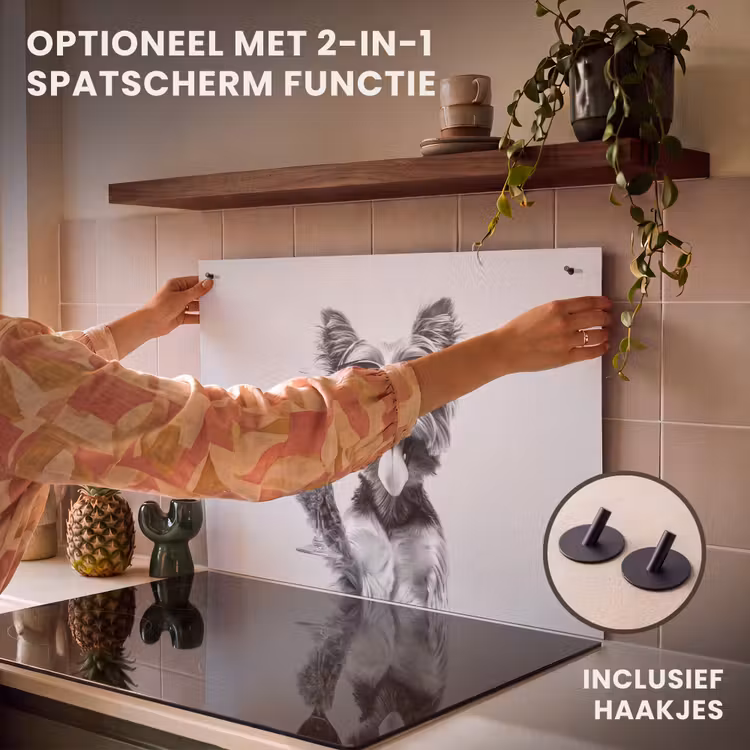 Inductie beschermer - Hondje - Wijnglas - Zonnebril - Enthousiast — 10