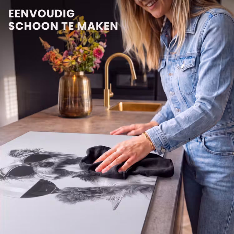 Inductie beschermer - Hondje - Wijnglas - Zonnebril - Enthousiast — 6