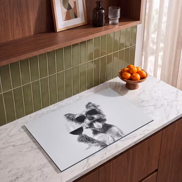 Inductie beschermer - Hondje - Wijnglas - Zonnebril - Enthousiast — 8