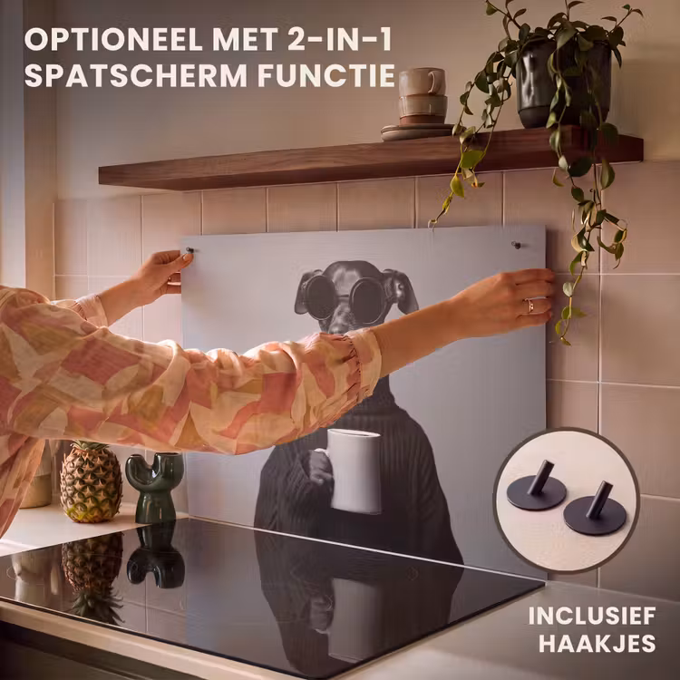 Inductie beschermer - Coltrui - Hond - Bril - Mok — 10