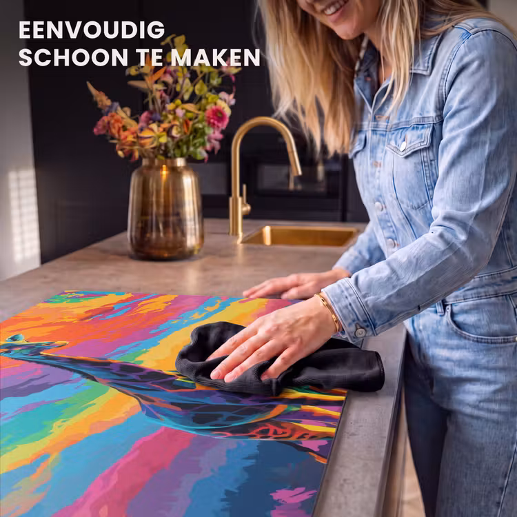 Inductie beschermer - Giraffe - Savanna - Lucht - Gekleurd — 6