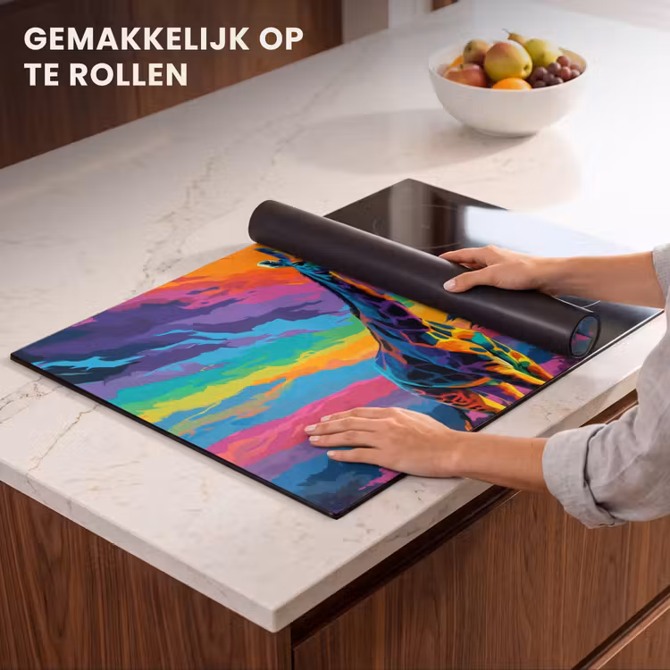 Inductie beschermer - Giraffe - Savanna - Lucht - Gekleurd — 7