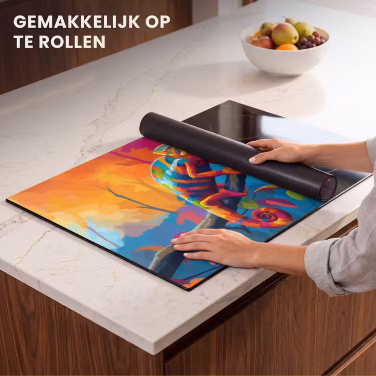 Inductie beschermer - Kameleon - Tak - Gestreept - Bladeren — 7
