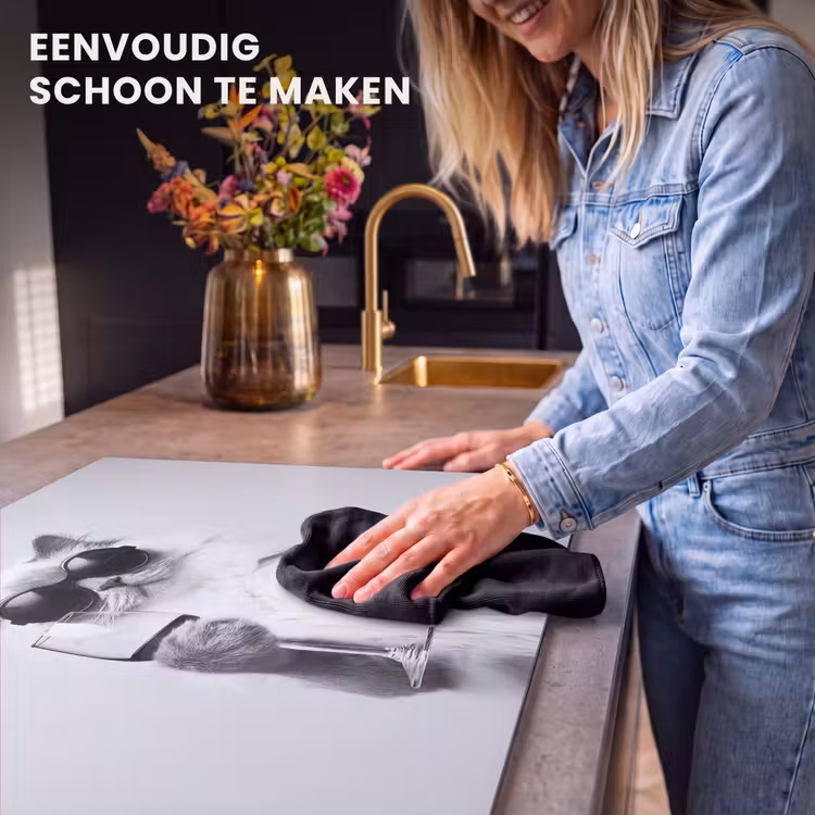 Inductie beschermer - Kat - Zonnebril - Wijnglas - Langharig — 6