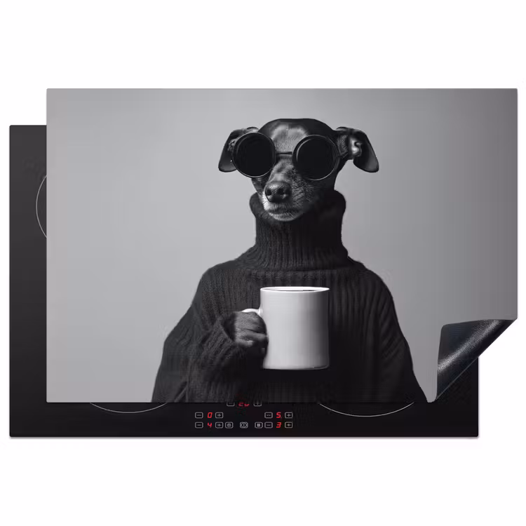 Inductie beschermer - Coltrui - Hond - Bril - Mok — 1