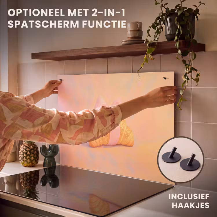 Inductie beschermer - Croissant - Strik - Roze — 10