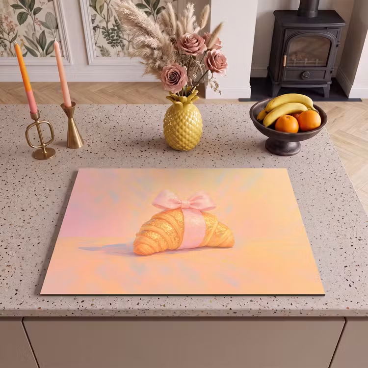 Inductie beschermer - Croissant - Strik - Roze — 2