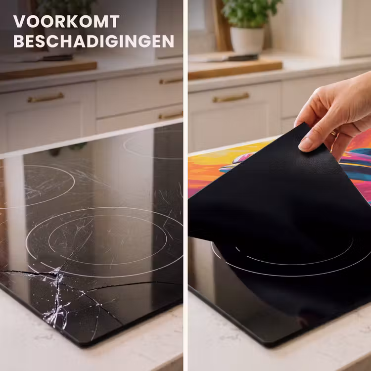 Inductie beschermer - Dolfijn - Kleurrijk - Oceaan - Koraal — 3