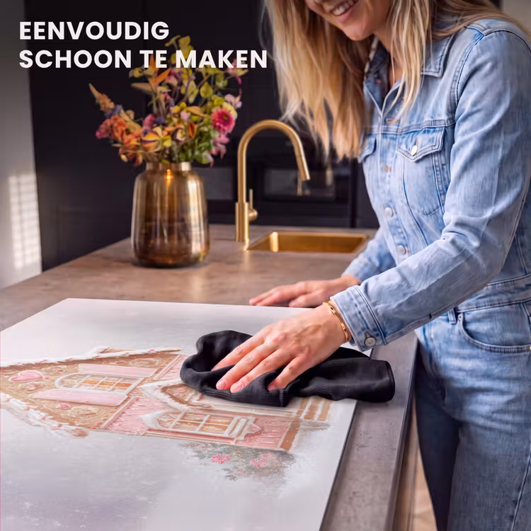 Inductie beschermer - Huisje - Suiker - Pastel — 6