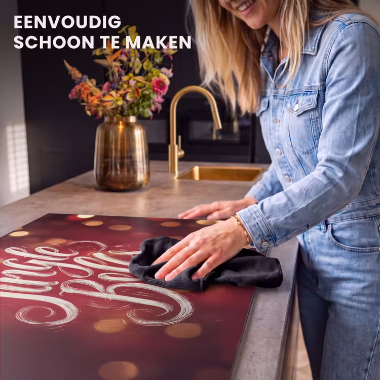 Inductie beschermer - Jingle - Bells - Kerst - Rood — 6