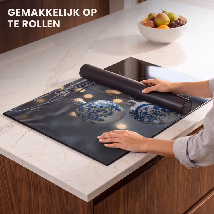 Inductie beschermer - Kerstbal - Versierd - Blauw — 7