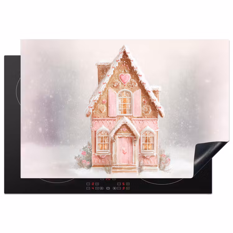 Inductie beschermer - Huisje - Suiker - Pastel — 1