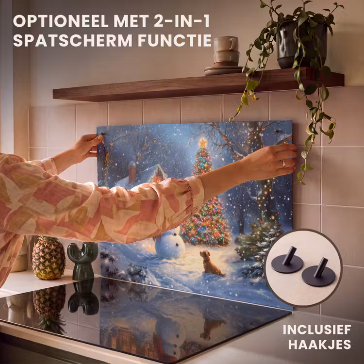 Inductie beschermer - Kerstwonder - Winteravond - Kleurrijk — 10