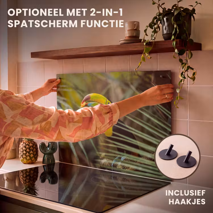 Inductie beschermer - Close-up van een etende toekan — 10