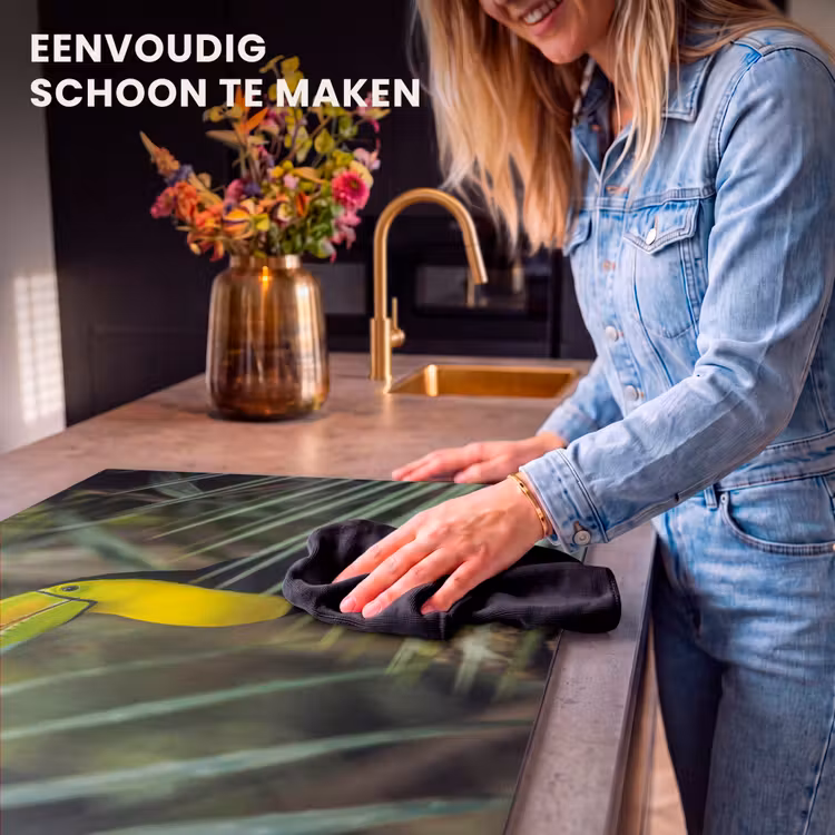 Inductie beschermer - Close-up van een etende toekan — 6