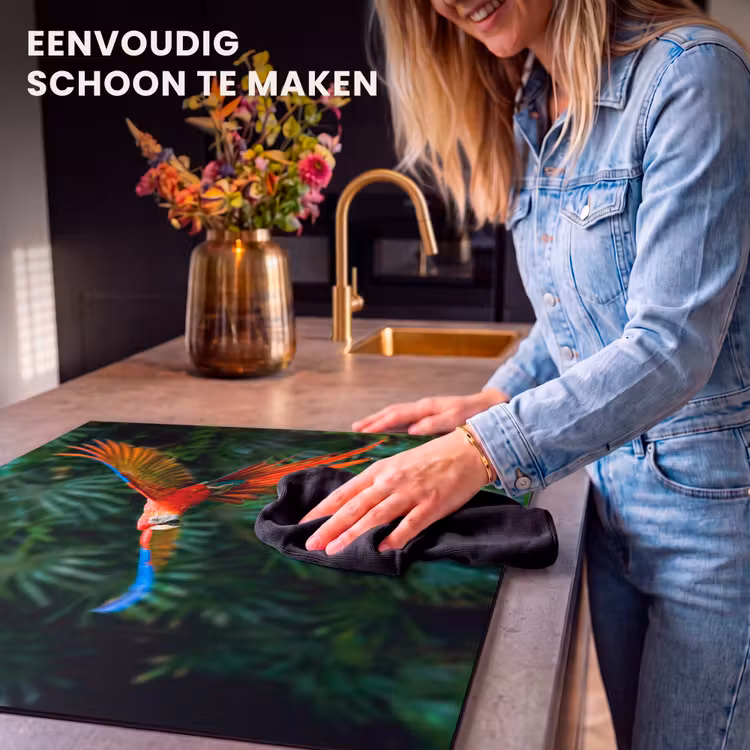 Inductie beschermer - Kleurrijke papegaai is aan het vliegen — 6