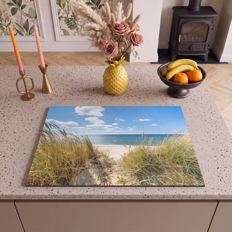 Inductie beschermer - Duin - Gras - Zee - Strand — 2