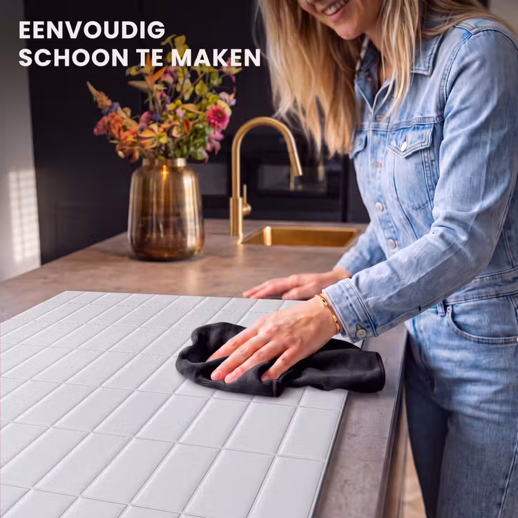 Inductie beschermer - Metro - Tegels - Wit — 6