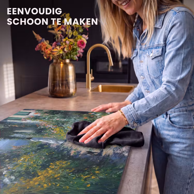 Inductie beschermer - Kat - Vrouw - Bloemen - Huis — 6