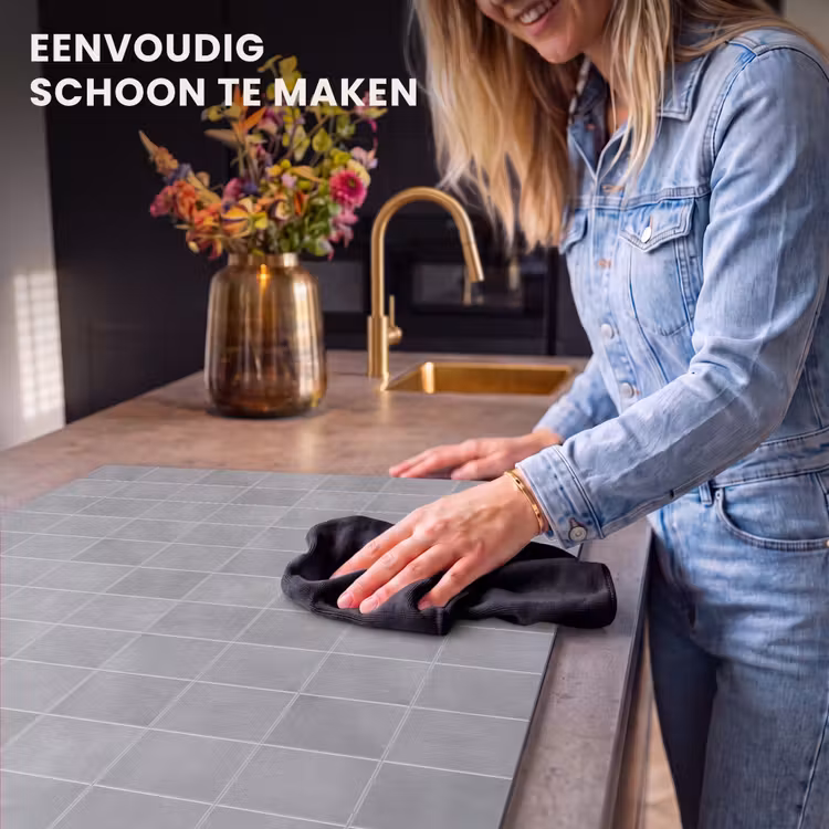 Inductie beschermer - Mat - Wand - Tegels - Grijs — 6