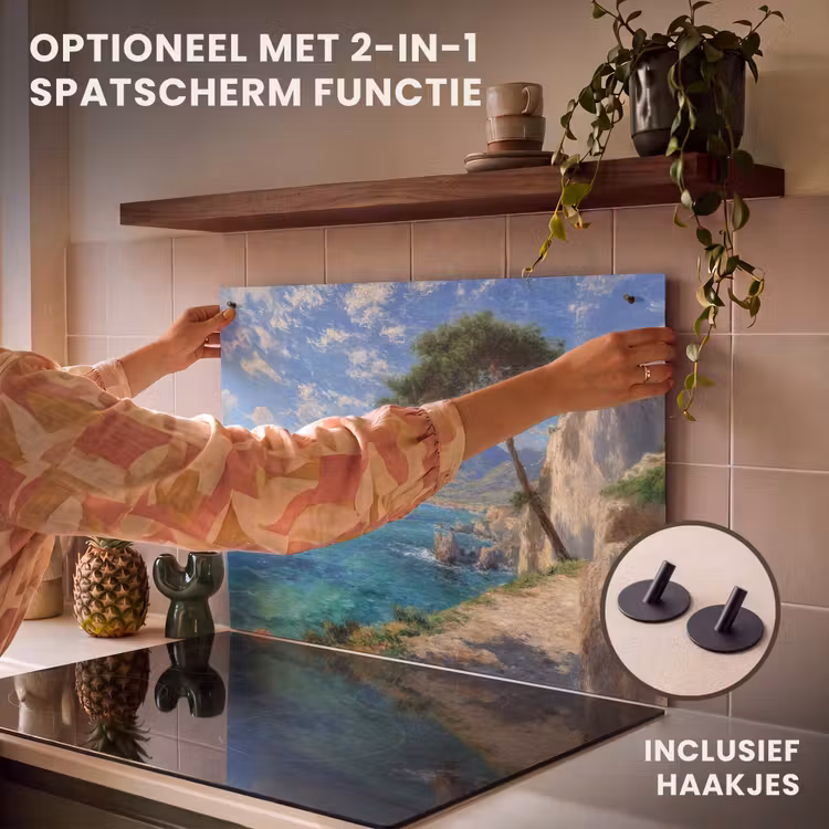 Inductie beschermer - Rotsen - Kustlijn - Boom - Bergen — 10