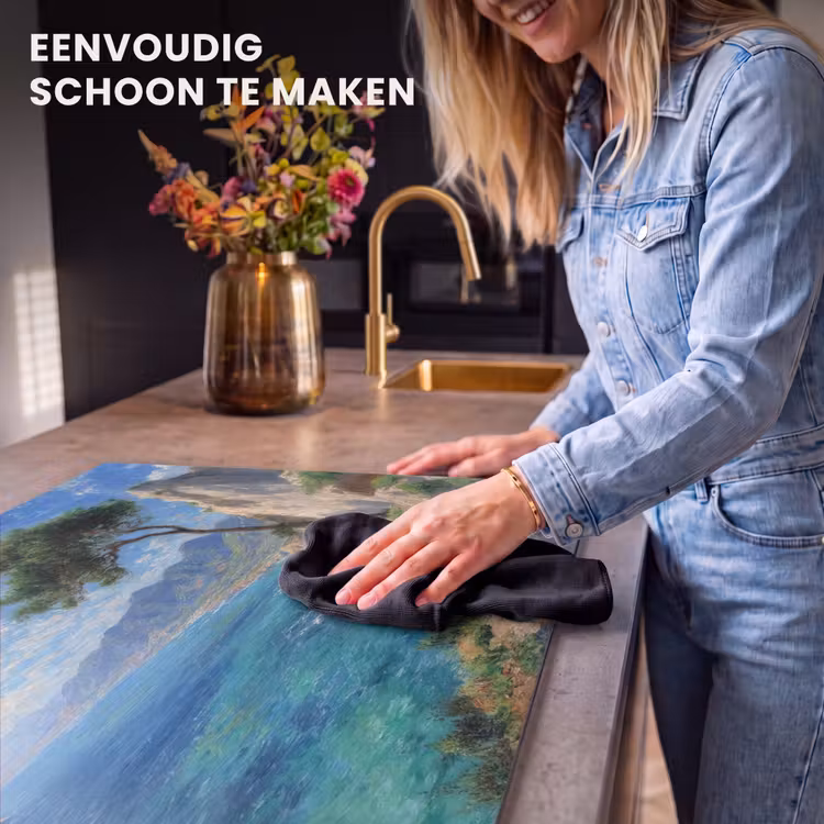 Inductie beschermer - Rotsen - Kustlijn - Boom - Bergen — 6