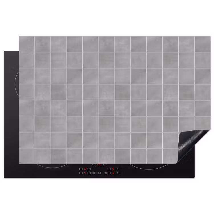 Inductie beschermer - Mat - Wand - Tegels - Grijs — 1