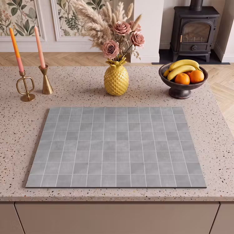 Inductie beschermer - Mat - Wand - Tegels - Grijs — 2