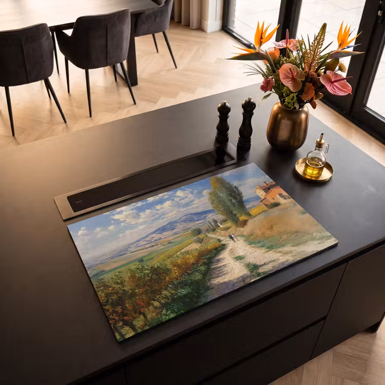 Inductie beschermer - Mensen - Wandelen - Zandpad - Velden — 5